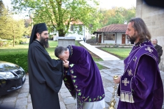 Владика Арсеније у Топчидерском храму